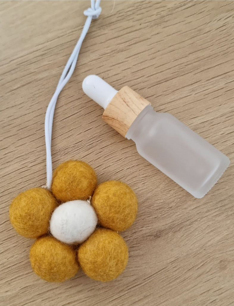 Car Diffuser Flower Mustard