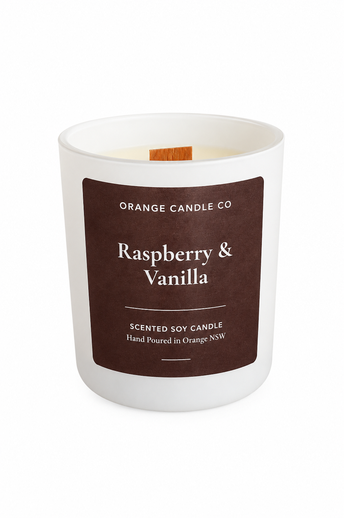 Raspberry and Vanilla 280g Candle