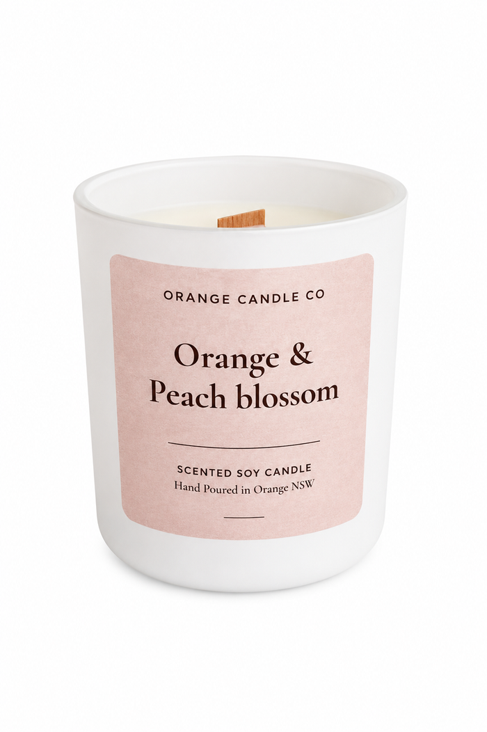 Orange Peach Blossom 280g Candle