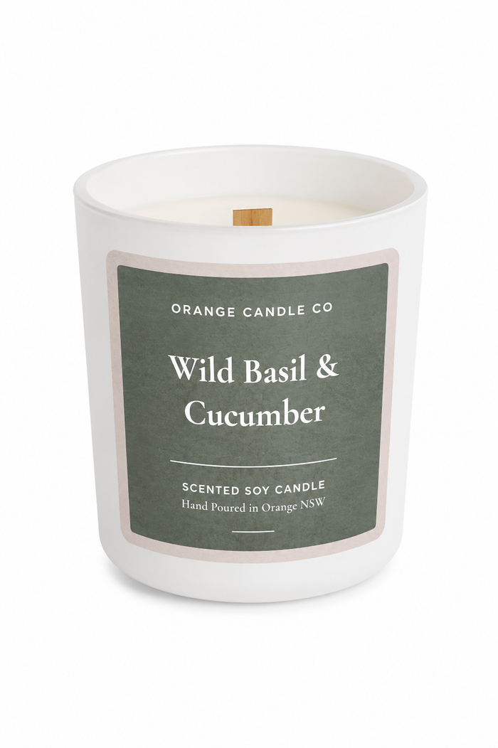 Wild Basil & Cucumber 280g Candle